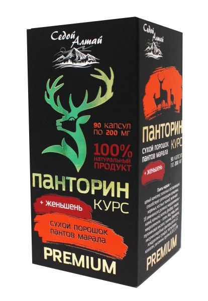 Изображение товара Панторин курс+ Женшень Фарм-Продукт 90 капсул Панторин курс+ Женшень Фарм-Продукт 90 капсул фотография