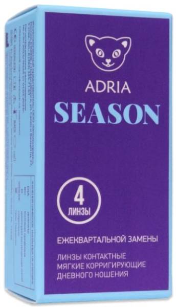 Линзы контактные Adria Season Morning q38 8.6, -5,00 4шт фотография