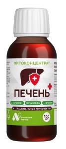 Фитоконцентрат жидкий Печень плюс Алтайский нектар 100мл