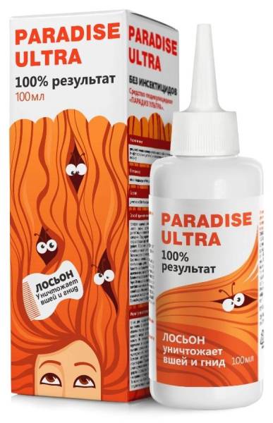 Лосьон педикулицидный Парадиз ультра лосьон Мирролла 100мл фотография