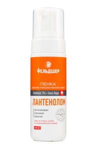 Пенка с Пантенолом 3% Алоэ вера Фельдшер 160мл