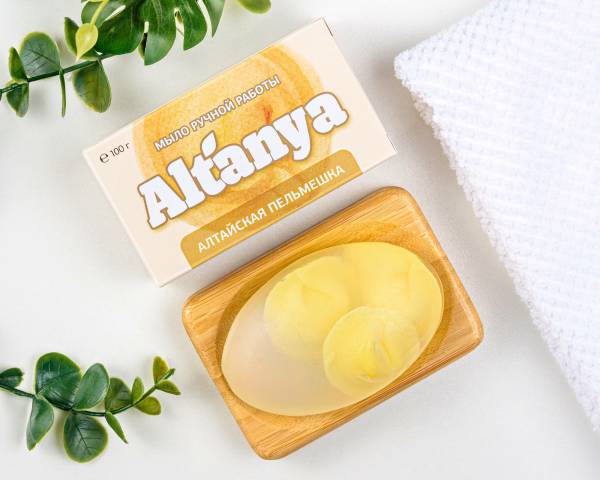 Мыло ручной работы Алтайская пельмешка Алтания 100г фотография