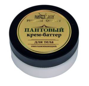 Крем-баттер для тела с пантами алтайского марала Pantogreen 150мл