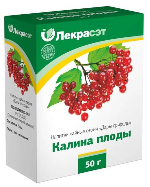 Калина плоды Лекра-Сэт 50г фотография